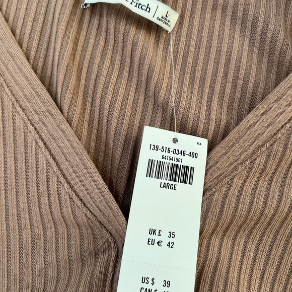 Nwt Abercrombie Luxeloft Slim Cardigan 